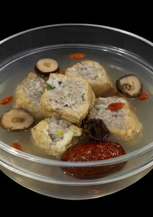 Hình của món SP.0910 - Súp Tàu Hũ Quảng Đông.