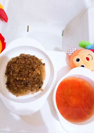 Foto resep Mpasi 10m+ nasi Tim jamur