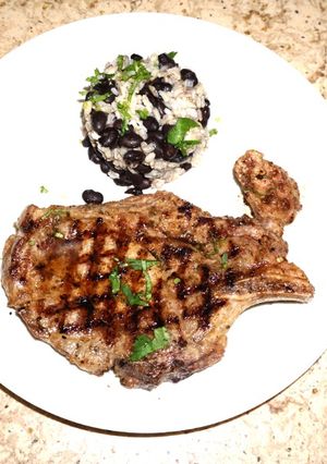A picture of Cuban-Style Grilled Pork Chops.