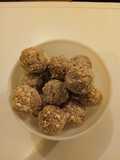 Bolitas de manjar