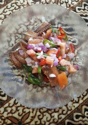 Foto resep Ikan asin sambal dabu2