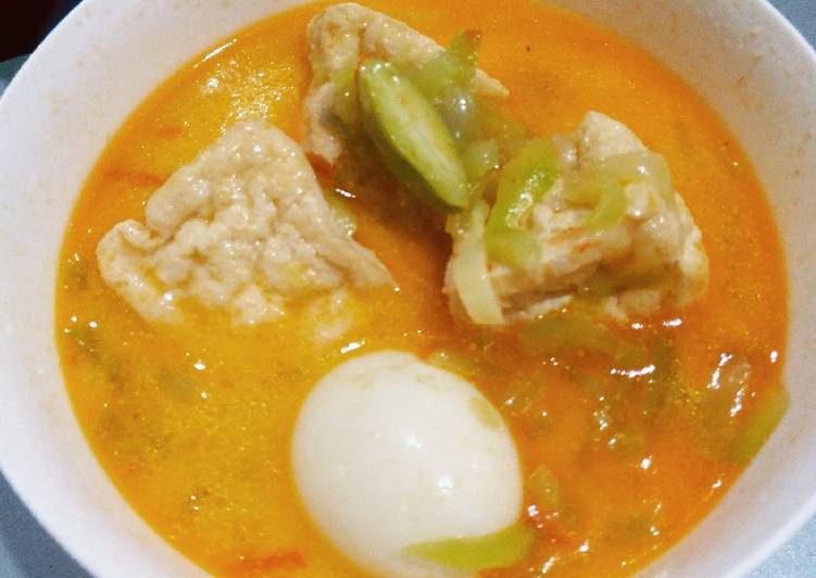 Sambal Goreng Telur Tahu Jipang (Vegetarian)