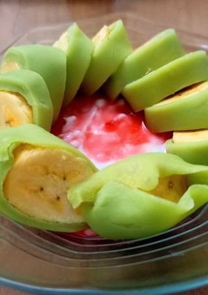 Foto resep Pisang ijo dadar kulit