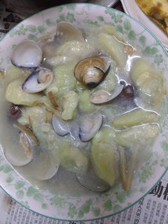 蛤蜊薑絲炒絲瓜 的食譜成品照片
