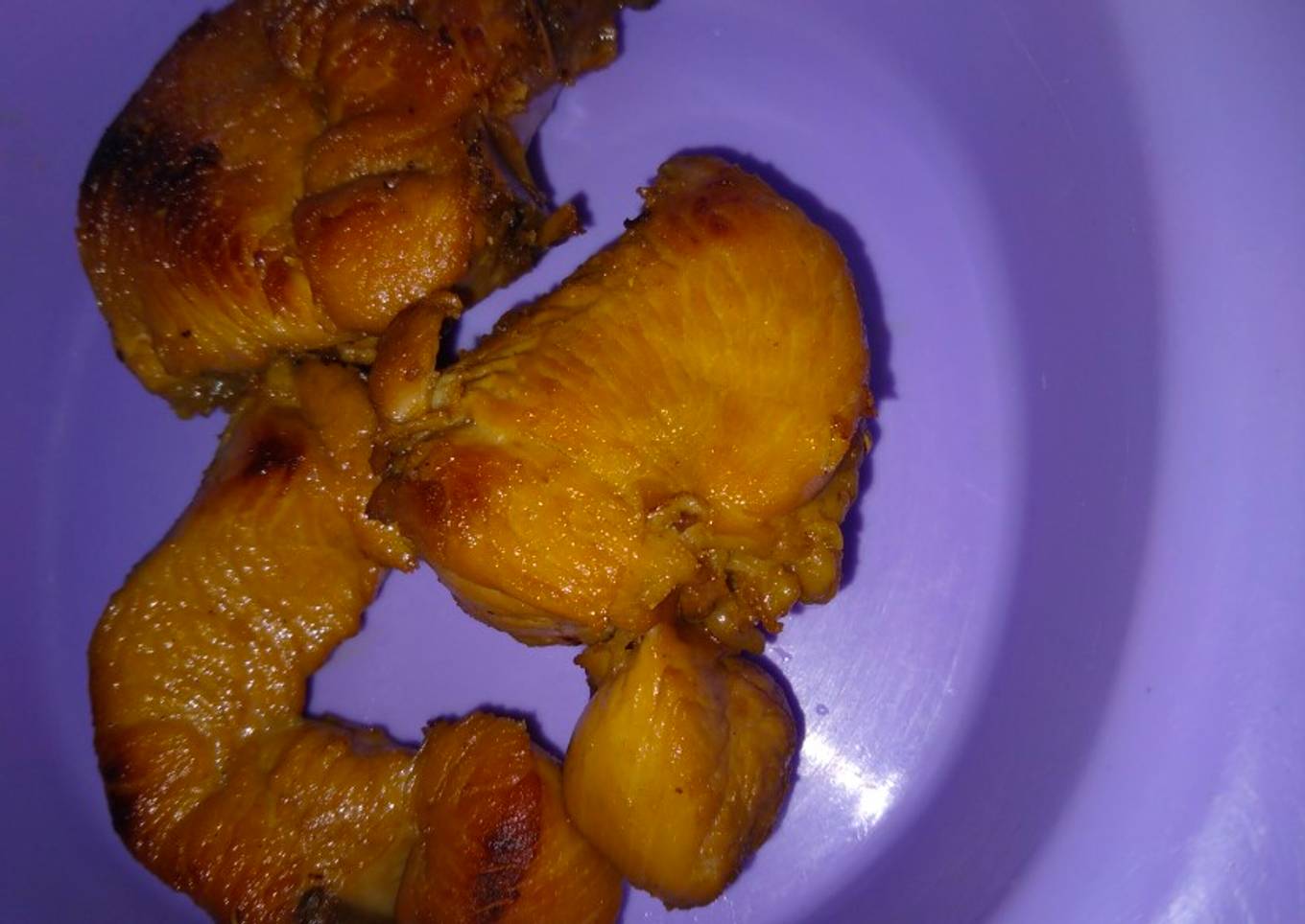 Ayam bakar kecap (wajan)