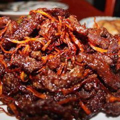 A picture of Double - Fried Shredded Beef.