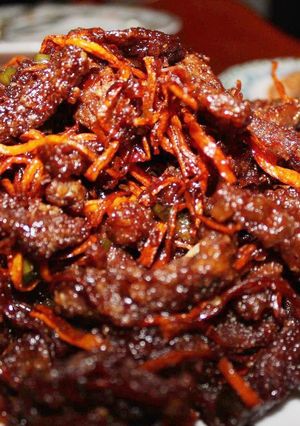 A picture of Double - Fried Shredded Beef.