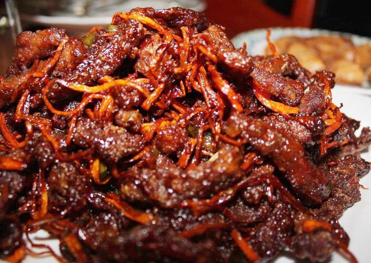 Recipe of Perfect Double - Fried Shredded Beef