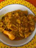 Arroz meloso de rape y calamar