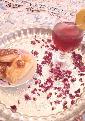عکسی از دستور شربت گل سرخ 🌸