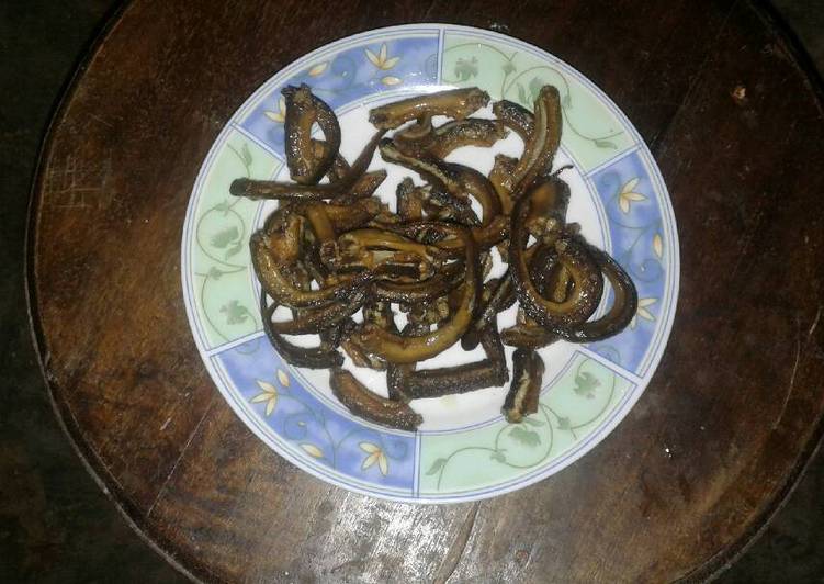 Resep Belut goreng 1bumbu | Langkah Membuat Belut goreng 1bumbu Yang Sempurna