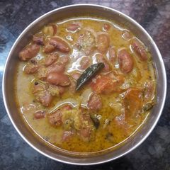 A picture of Rajma gravy.