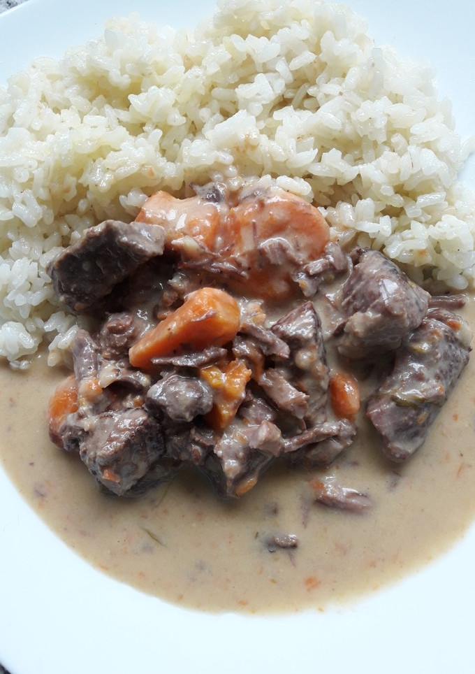 Una foto de Blanquette de ternera