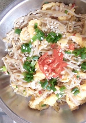 Foto resep Enoki orak arik telor