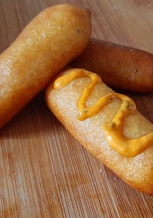 Una foto de Mini corn dog de salmón