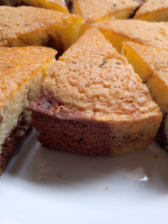 A picture of Chocolate marble cake.