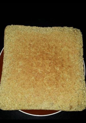 Una foto de Crumble de manzana