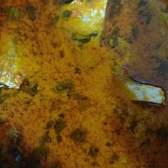 A picture of Fish  🐟 pomfret gravie.