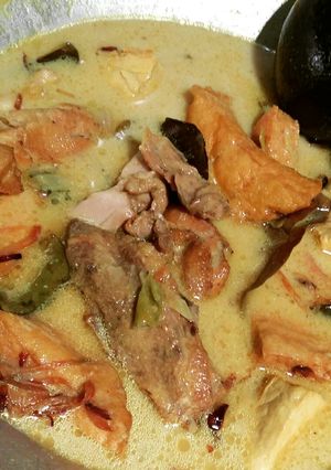 Foto resep Kari ayam kampung &tahu ❤
