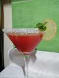 Limonada de fresa con vodka