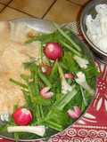 Persian fresh herbs salad