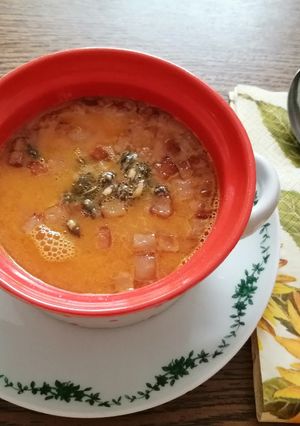 Sütőtökkrém leves recept fotója