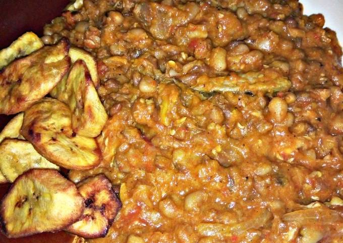 Porridge beans and plantain