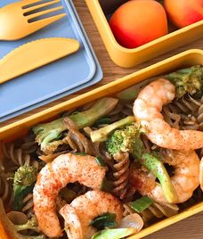 súp lơ xanh xào tôm