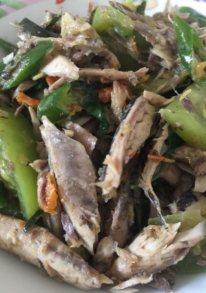 Foto resep Tongkol suwir bumbu sederhana