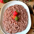Risotto fragole e cioccolato