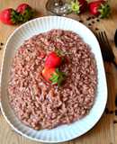 Risotto fragole e cioccolato