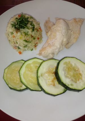 Una foto de Arroz de coliflor, Método Grez #cocinarapidayfacil