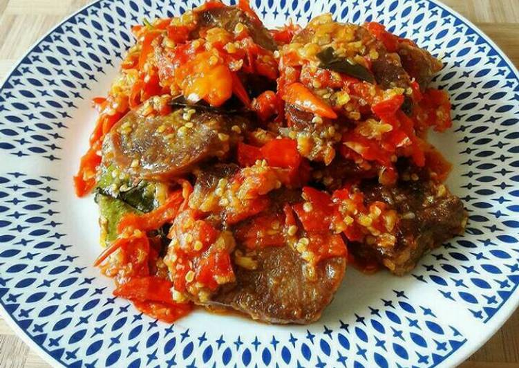 Cara Mudah Membuat Balado Lidah Sapi Kitaberbagi Mudah Olahan Kuliner