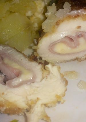 Una foto de Supremas rellenas con jamón y queso