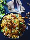 One pot Mutton briyani in pressure cooker