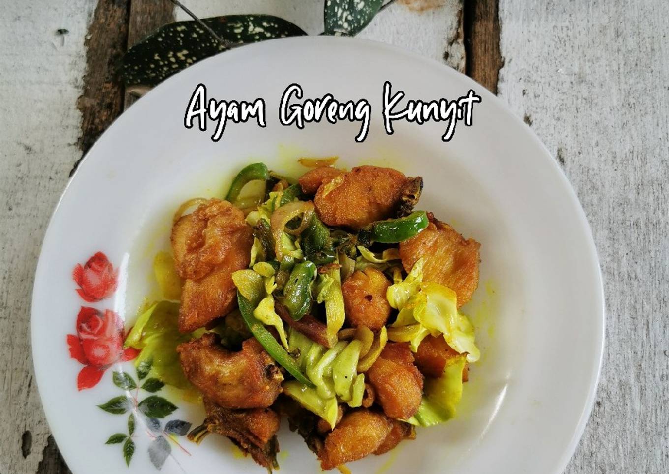 Ayam kuning, goreng