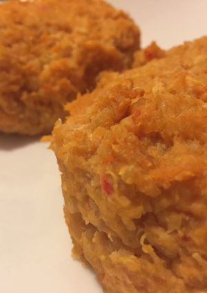 Una foto de Hamburguesas de quinoa y pollo fit