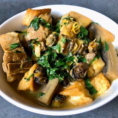 Cách Làm Món Ốc Om Chuối Sườn Đậu  (Nấu Với Mẻ) của Emily Luu - CookpadChia sẻIn-image