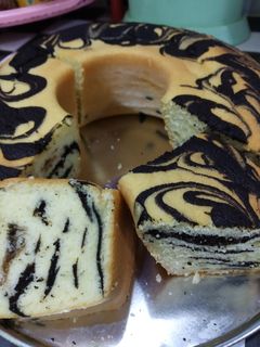Foto resep Bolu marmer putih telur