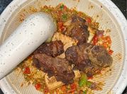 Gambar daging iga sapi penyet