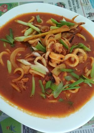 Foto resep Cumi saus padang