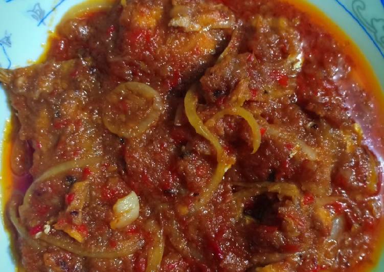 Balado ikan patin