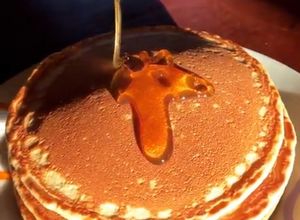 Una foto de Pancakes de avena y canela