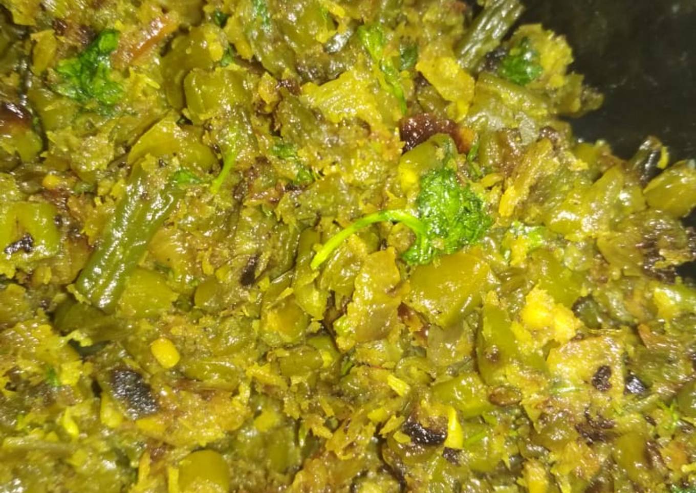 French beans fry