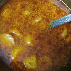 A picture of Arbi ki sabji.