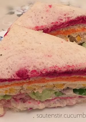 A picture of Rainbow Sandwich.