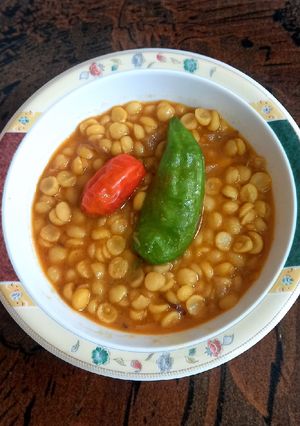 A picture of Fried dal chana.