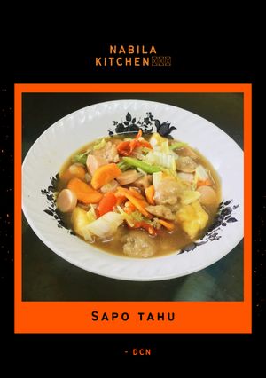 Foto resep Sapo Tahu