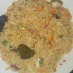 A picture of Simple fried rice.