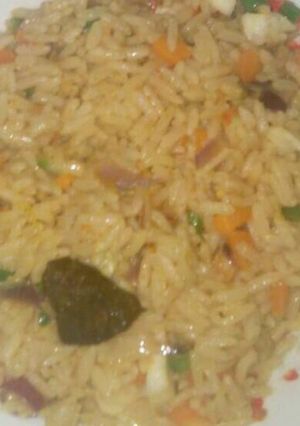 A picture of Simple fried rice.